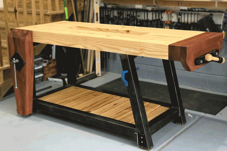 Steel And Wood Roubo Workbench   Spruc*d Market