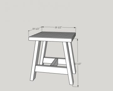 2x4 Outdoor Side Table Build Plans - Spruc*d Market