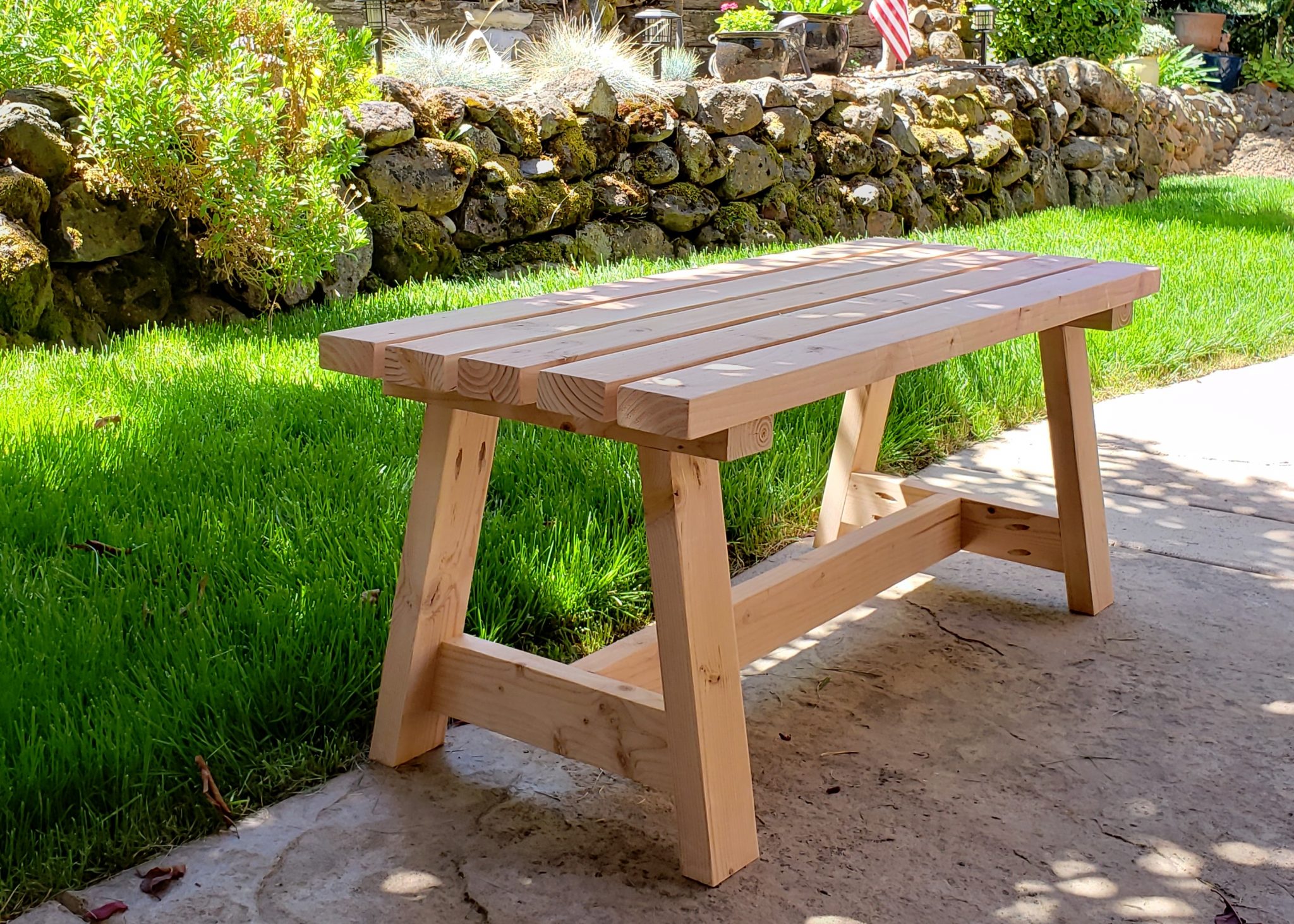 Modern 2x4 Bench Build Plans Spruc*d Market